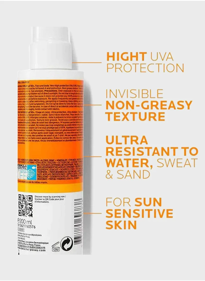 LA ROCHE-POSAY Anthe Body Spray SPF50 200Ml
