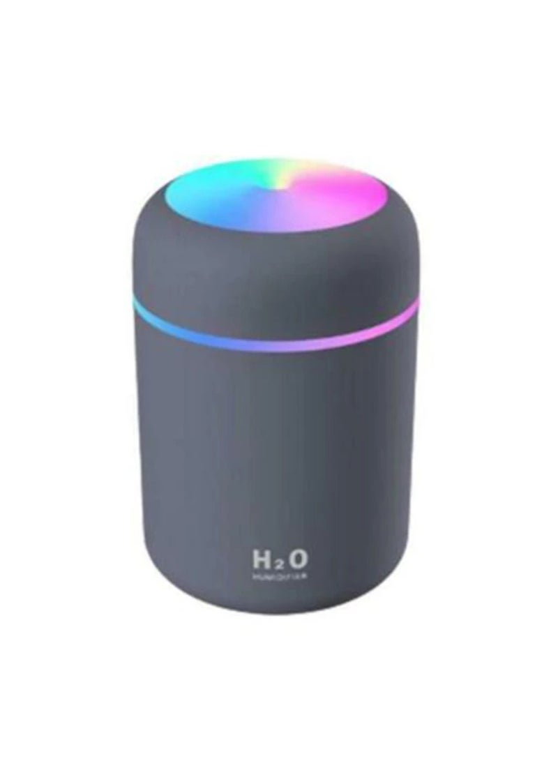 DIGI CORE Cool Mist Humidifier 300ml Mini Portable Humidifier with Multicolor LED Night Light, 2 Mist Mode and Auto Shut-Off, Personal Desktop Humidifier for Home Office Nursery, Super Quiet - Image 1