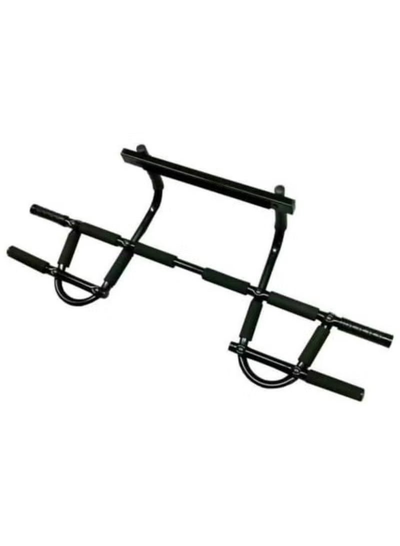 Huitich Steel Push-Up Bars Set with Soft Sponge Grips – Black - Image 1