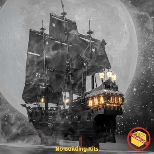 BrickBling LED Light Compatible with Lego Icons Captain Jack Sparrows Pirate Ship Compatible with Lego Black Pearl 10365No Model RC Version Light - Image 5