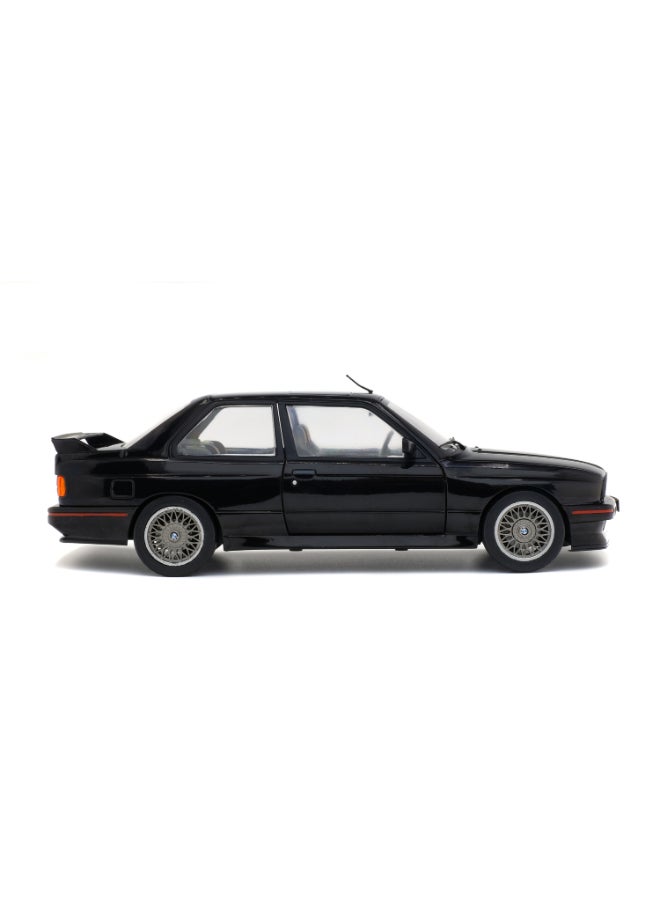 Solido BMW E30 M3 Sport Evo Glanzschwarz 1990 Diecast Model Car, 1:18 Scale, Opening Front Doors, Steerable Wheels, Official BMW Collector Display Model, - Image 5