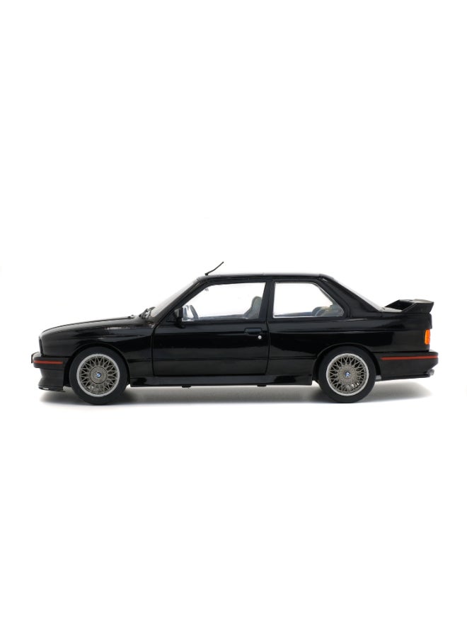 Solido BMW E30 M3 Sport Evo Glanzschwarz 1990 Diecast Model Car, 1:18 Scale, Opening Front Doors, Steerable Wheels, Official BMW Collector Display Model, - Image 4