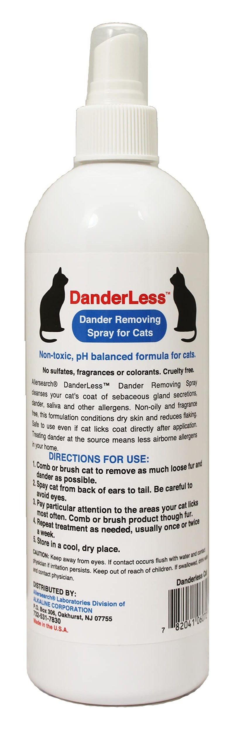 Allersearch DanderLess Dander Removing Spray for Cats - Image 2