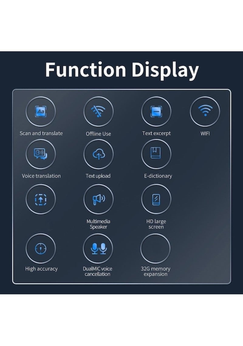 Translation Pen: Gray International Version WiFi Enabled - Quick Scanning Voice Translation for Global Travel & Cross-Cultural Communication - Image 5