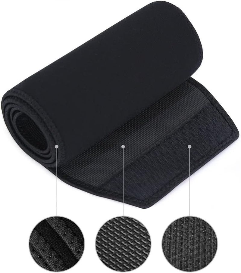 kossto Waist Belt for Tummy Exercise | Slimming Tummy Brace for Men & Women | Adjustable Waist Trimmer | Sweat Wrap for Fat Loss, Posture Support & Core Workout – Standard Size - Image 5