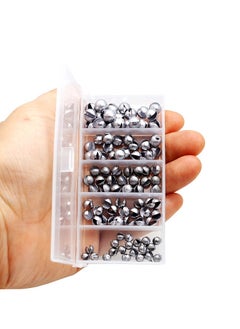 Generic Fishing Weights Sinkers Kit, 100pcs Round Split Shot Sinker, Fishing Weights Egg Sinkers 5 Sizes  - Image 2