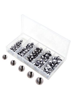 Generic Fishing Weights Sinkers Kit, 100pcs Round Split Shot Sinker, Fishing Weights Egg Sinkers 5 Sizes  - Image 5