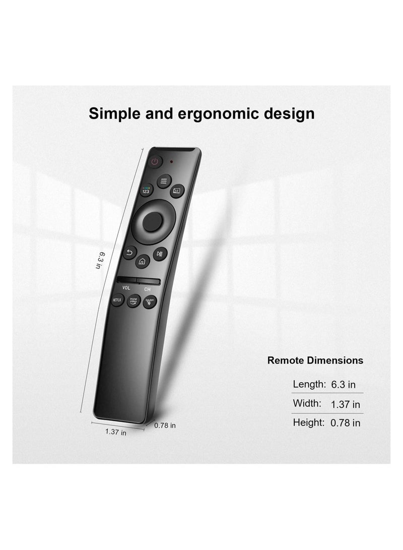 Universal Remote-Control for Samsung Smart-TV, Remote-Replacement of HDTV 4K UHD Curved QLED and More TVs, with Netflix Prime-Video Buttons - Image 4