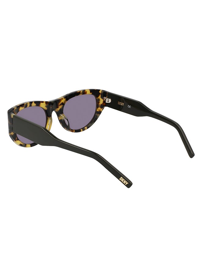 DKNY Full Rim Acetate Oval Sun Dk550S (V3) Tokyo Tort  - Image 5