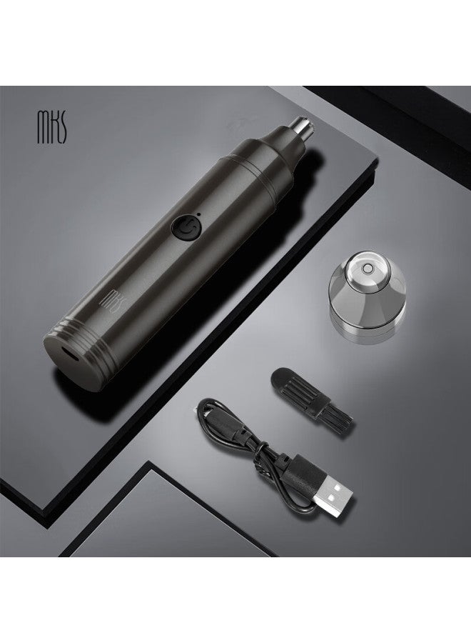 Mks Men's Electric Nose Hair Trimmer Portable Automatic Ear And Nose Hair Groomer Rechargeable Nv8618e Christmas Gift