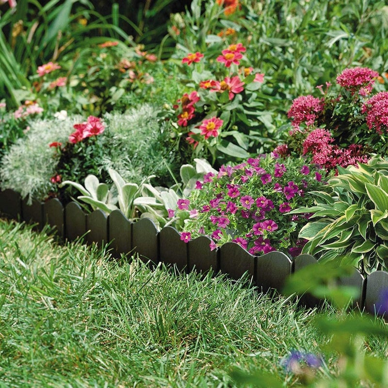 Suncast 20FT Landscape Border Edging - Black Heavy Duty Vinyl - Image 2