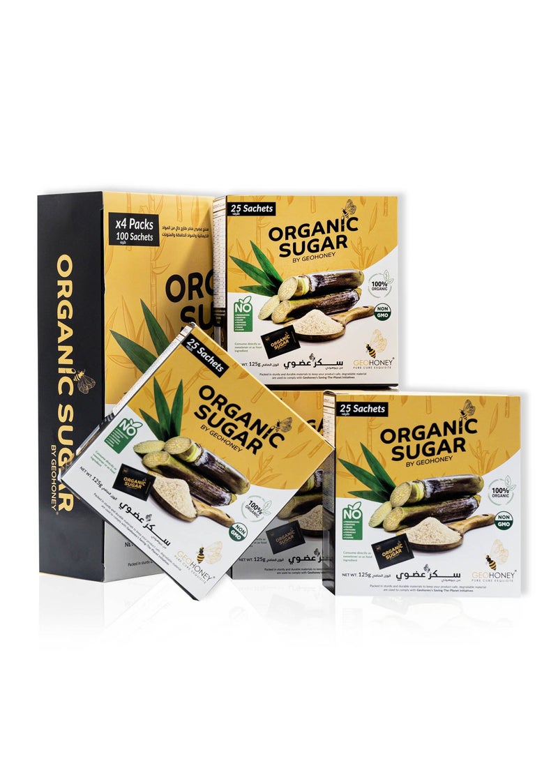 جيوهوني سكر عضوي من جيهوني - عبوة 500 جرام (4 × 125 جرام) - Image 5