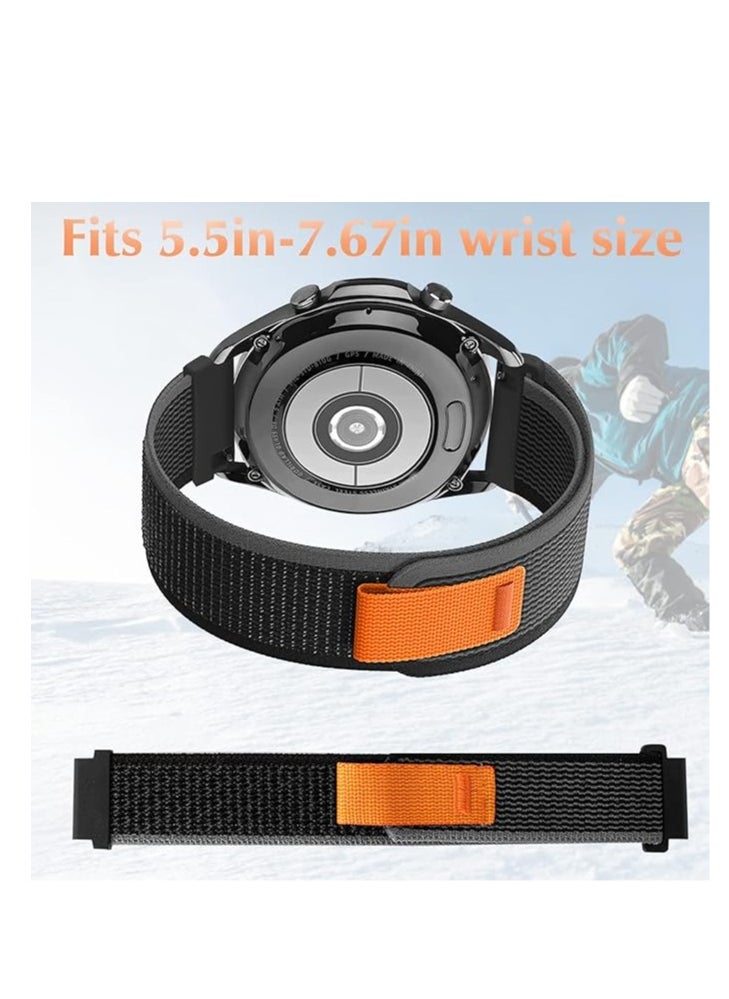 Generic - Alpine Loop Bands Sport Nylon 22MM Compatible with Samsung galaxy watch 3 45mm /watch 46mm/Gear S3/Huawei watch GT3 46MM/GT2E/GT2 Pro/GT2 46MM/Amazfit GTR 2/3/3 Pro/GTR4 - Image 1