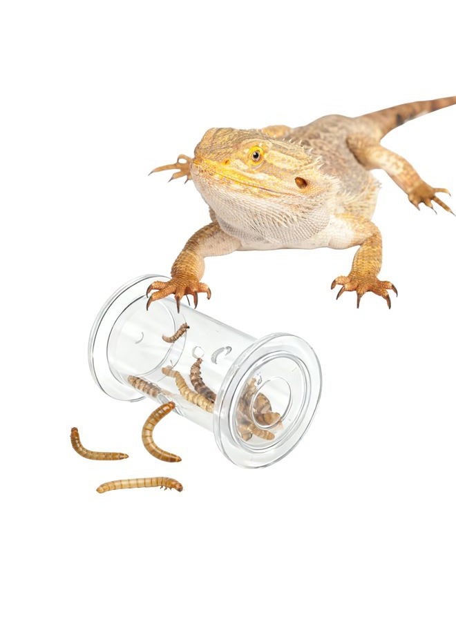 SEZDEKI Bearded Dragon Feeder Toy - Lizard Enrichment Interactive Toy Reptile Terrarium Tank Decor Foraging Accessories for Gecko, Lizard, Bearded Dragon,Chameleon Small Animals - Image 1