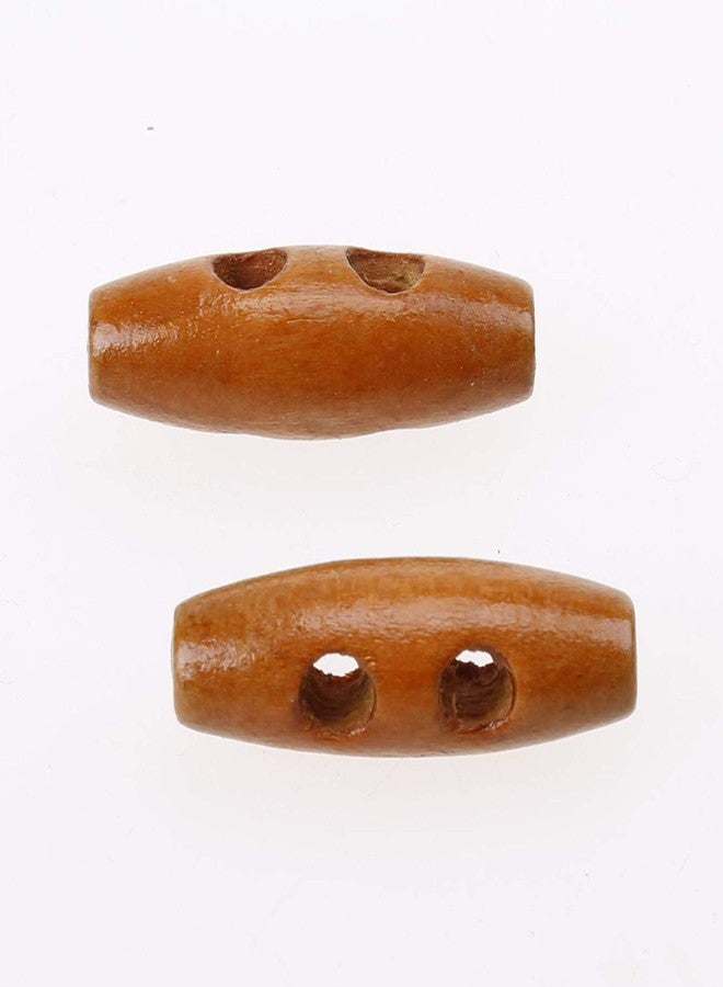COTOWIN 24pcs Paint Wood Toggle Buttons Sewing Craft DIY Accessory,1-1/4 x 3/8 Inch (28 mm x 10 mm) - Image 4