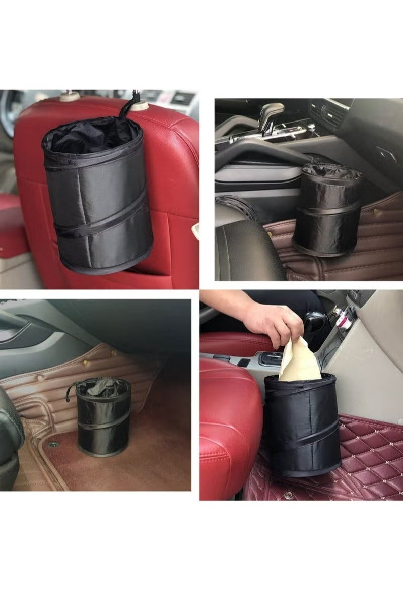 Portable Folding Car Trash Can Universal Collapsible Car Garbage Bin Wastebasket Hanging Travel Storage Box Bag ﻿ - Image 2