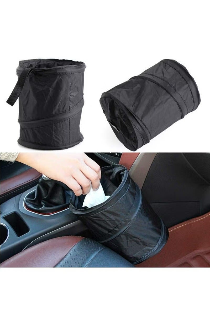 Portable Folding Car Trash Can Universal Collapsible Car Garbage Bin Wastebasket Hanging Travel Storage Box Bag ﻿ - Image 1