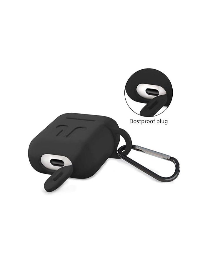 Generic - Silicone Case for AirPods 2 - Black - Image 1