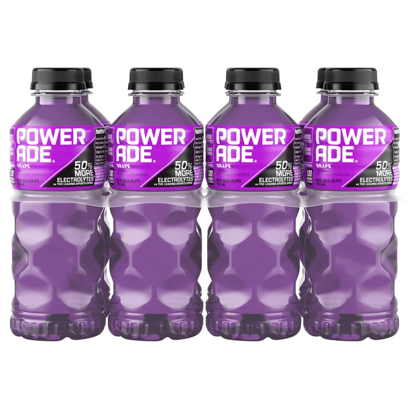 Powerade مشروب الطاقة POWERADE بنكهة العنب 20 أونصة عبوة من 8 - Image 3