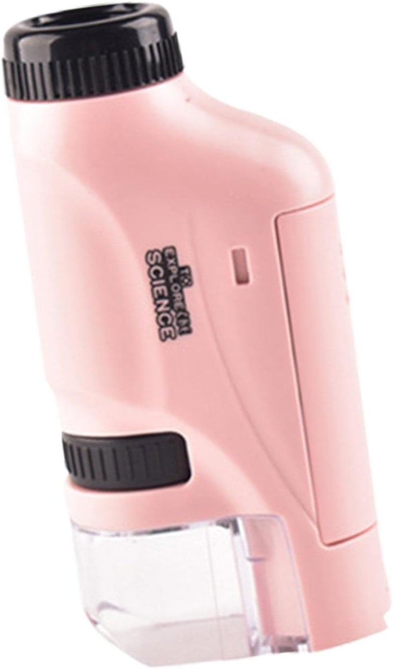 Portable Pocket Microscope for Kids,Pocket Microscopes with 60-120X Zoom LED Light | 60X-120X Zoom Science Educational Tool for Rock Onion Specimens - Image 1
