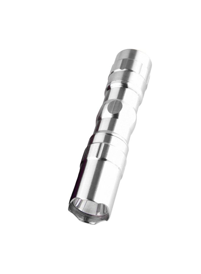 NIBEMINENT Waterproof LED Flashlight Silver