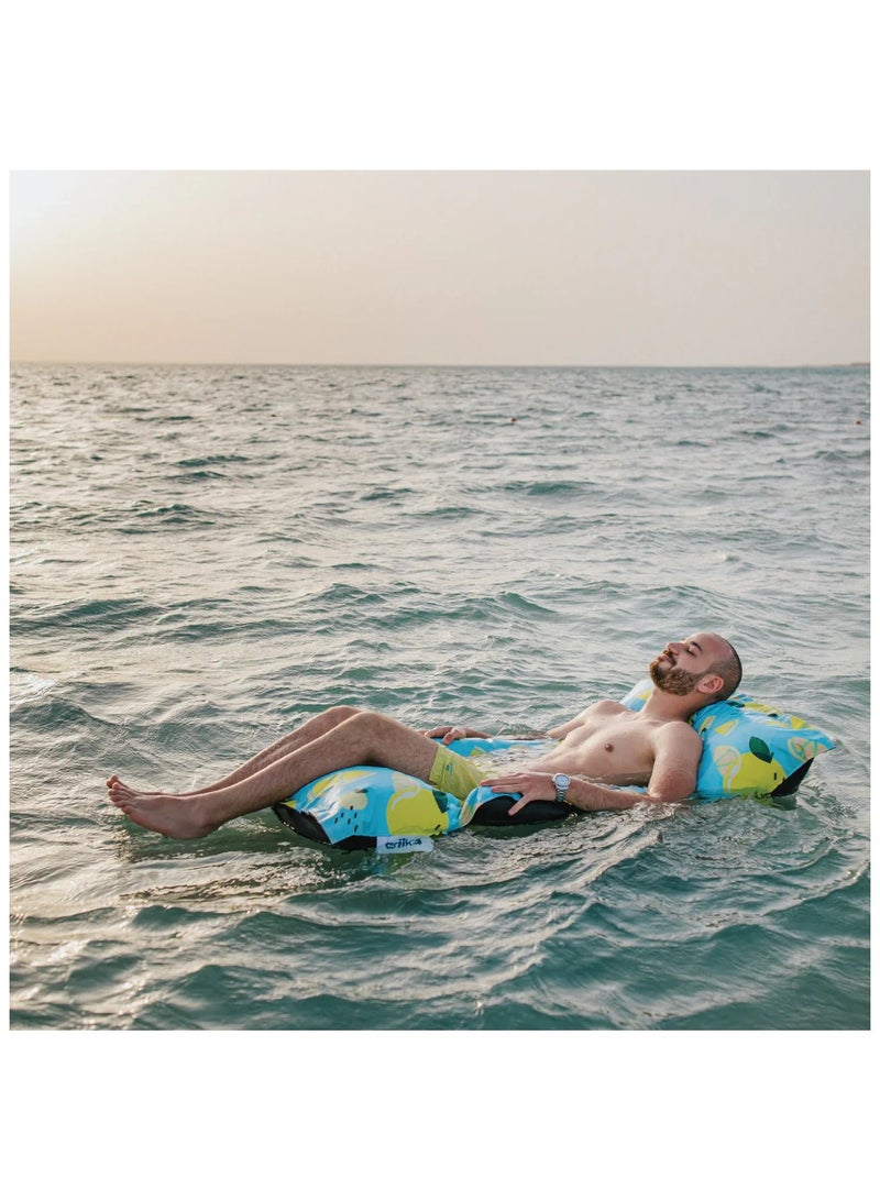 أريكا حصيرة عائمة مناسب للشاطئ وحمام السباحة من أجل الاسترخاء الذي لا نهاية له للرجال والسيدات - Image 4