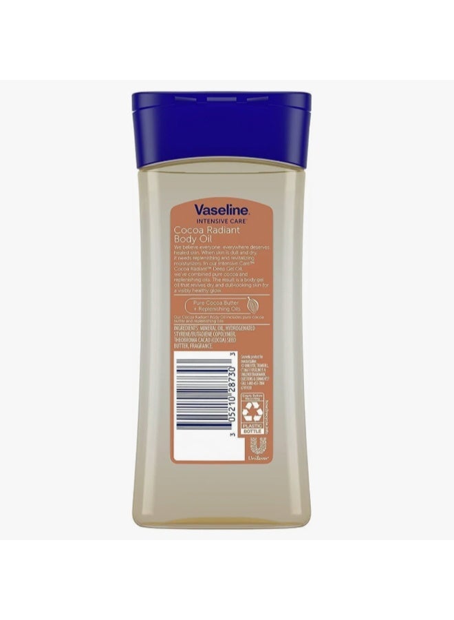Vaseline Intensive Care Cocoa Radiant Body Oil (3x200ML) - Image 3