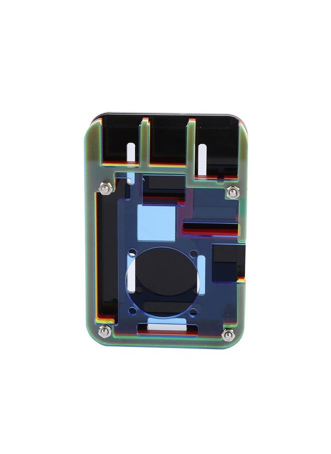 Thoraya Specialty 7 Layers Square Case for Raspberry Pi 3B+ Anti-impact Shell for Raspberry Pi-Colorful  - Image 2