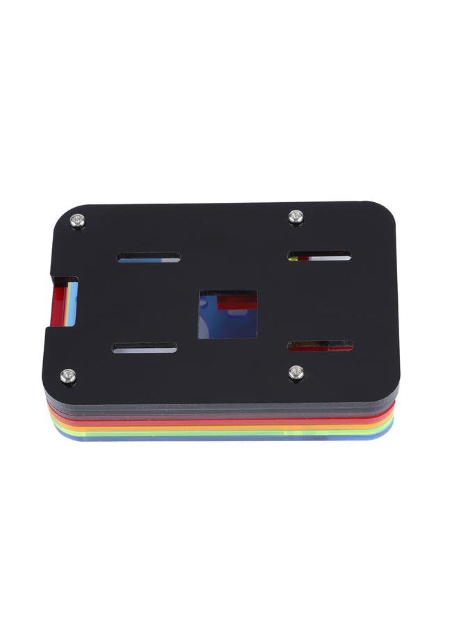 Specialty 7 Layers Square Case for Raspberry Pi 3B+ Anti-impact Shell for Raspberry Pi-Colorful