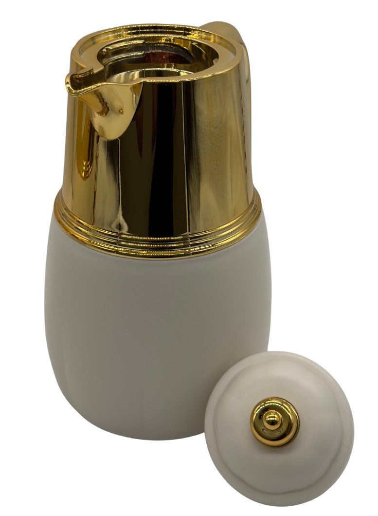 AL-GANNAS 2 Peice Thermos Set for Tea & Coffee | 1L & 0.7L | High-Quality with 2-Year Heat Retention Warranty | Elegant New Design - Image 3