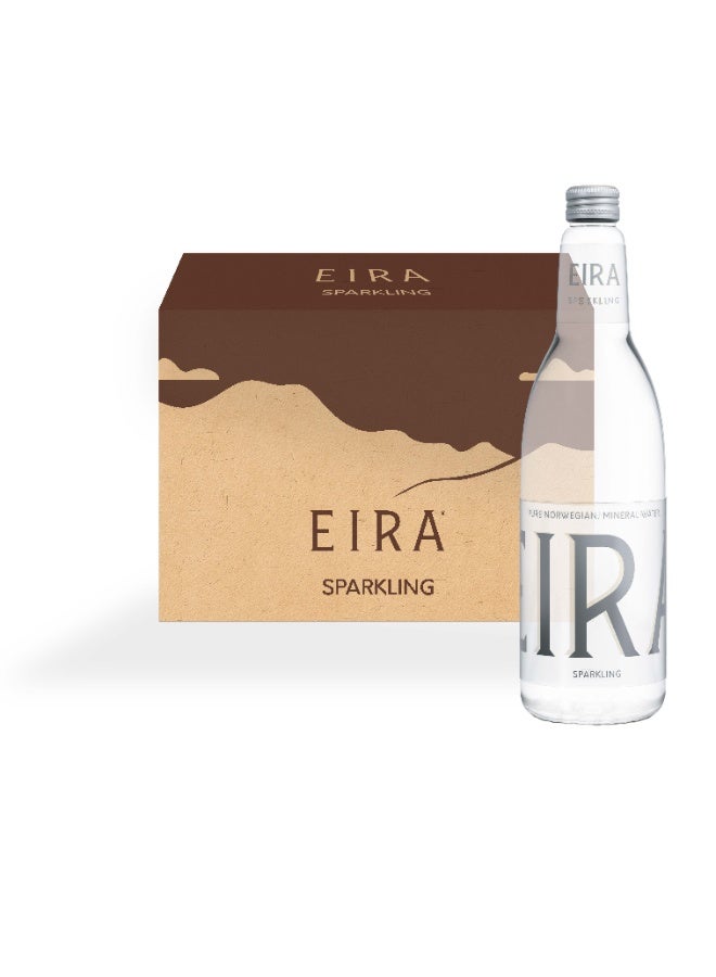 EIRA Water EIRA Sparkling Water, Pure Norwegian Spring Water 12 x 700 ml - Image 1