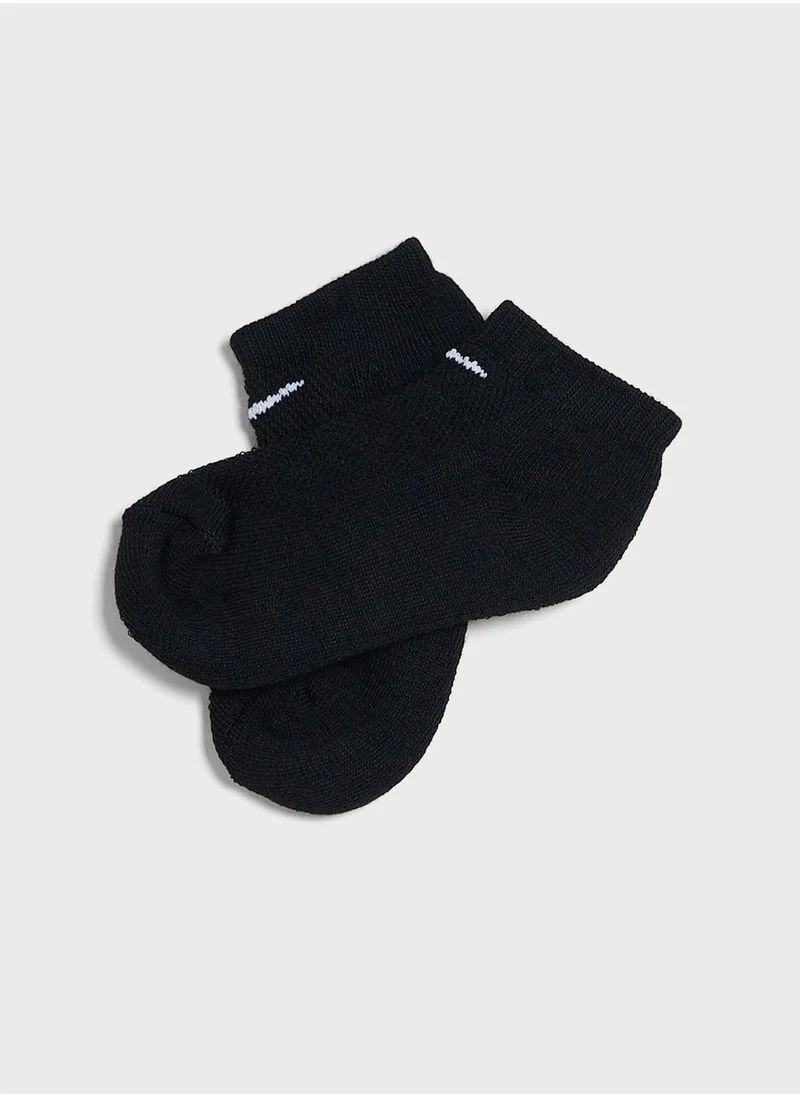 Nike Kids 6 Pack No Show Mesh Cushioned Socks