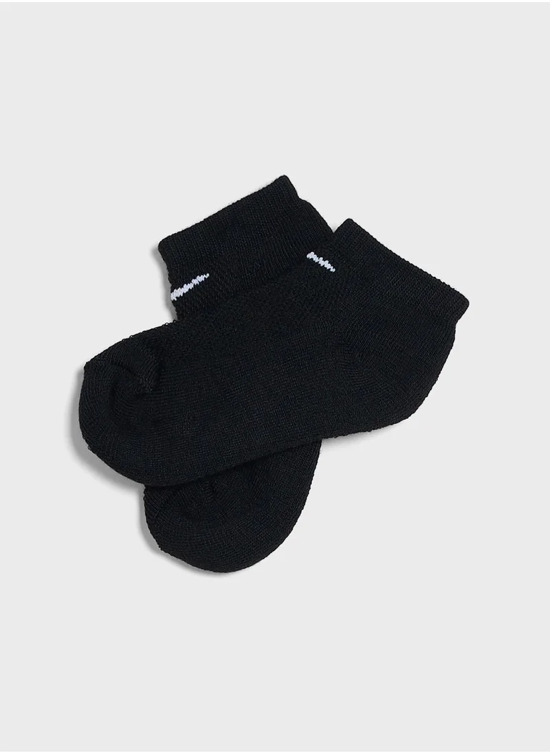 Nike Kids 6 Pack No Show Mesh Cushioned Socks