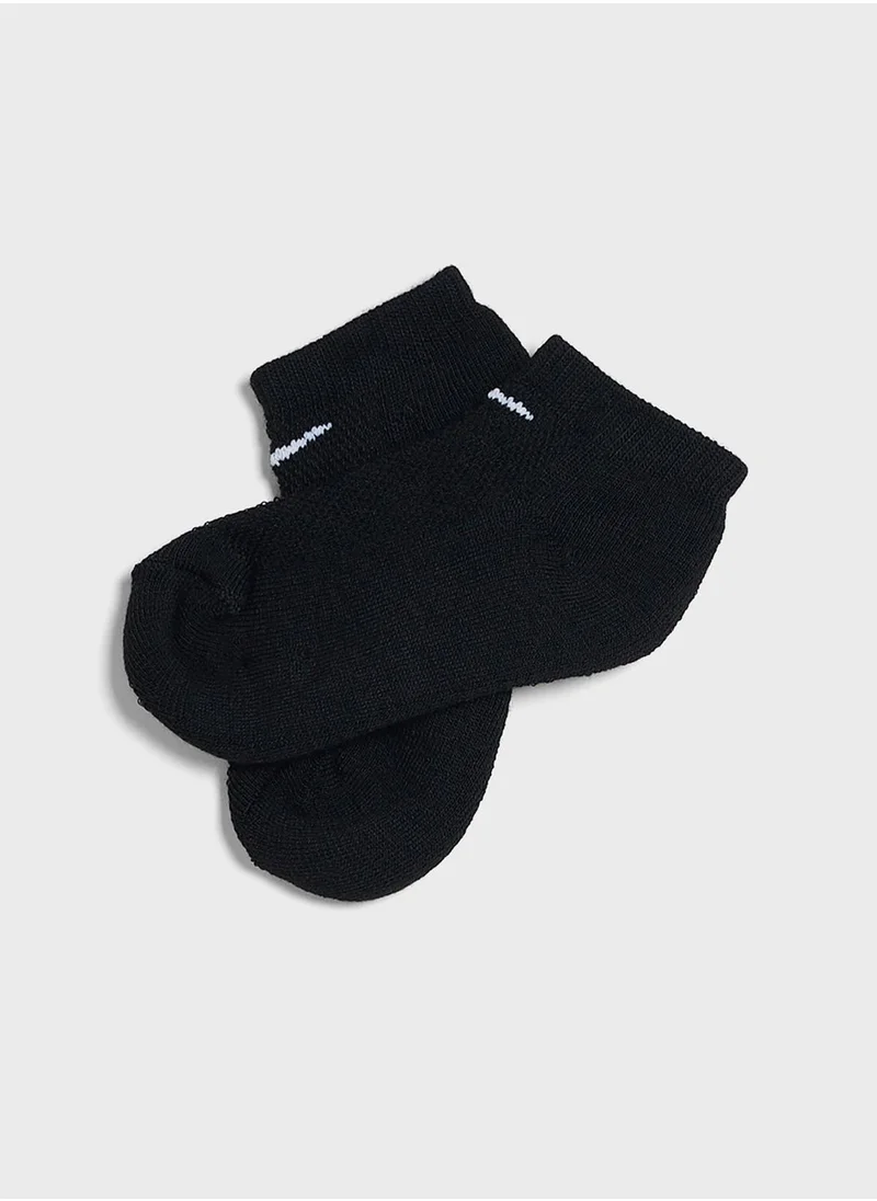 Nike Kids 6 Pack No Show Mesh Cushioned Socks
