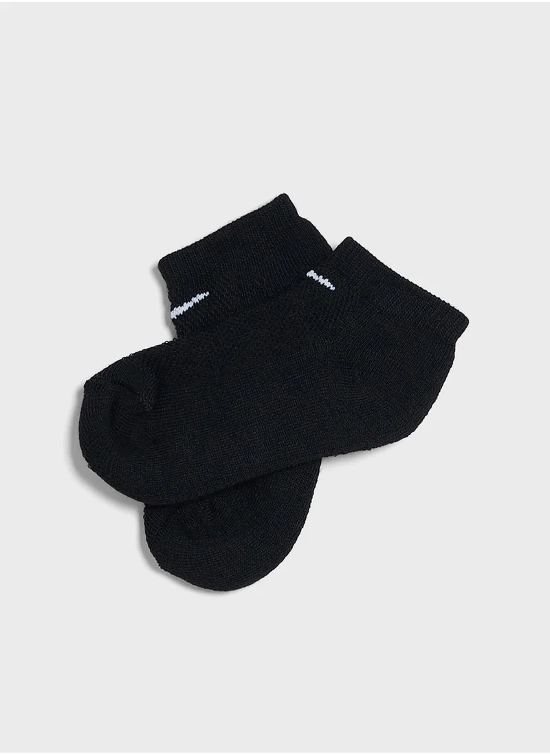 Nike Kids 6 Pack No Show Mesh Cushioned Socks
