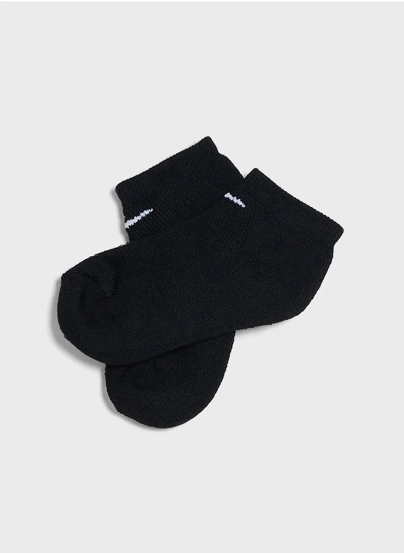 Nike Kids 6 Pack No Show Mesh Cushioned Socks