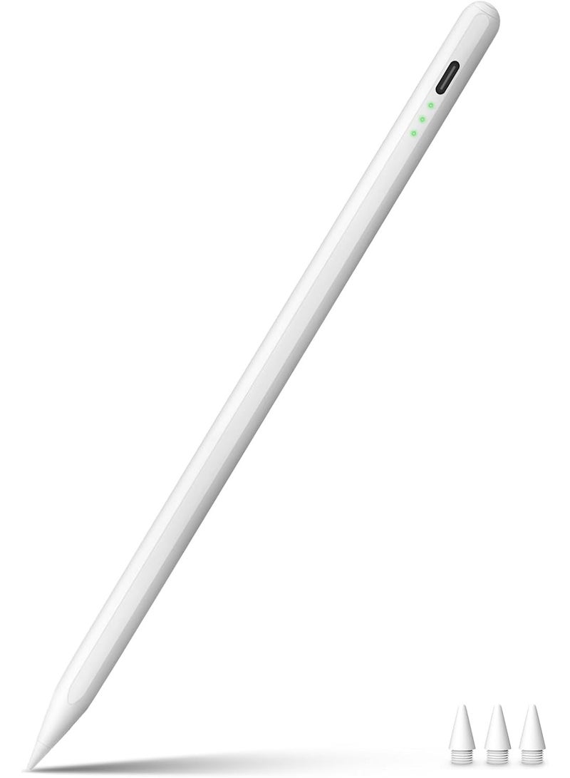 MEKO iPad Pencil 2nd Gen Super Fast Charging(13mins Fully Charged), Stylus Pen Replacement for Apple Pencil Compatible with iPad 6/7/8/9/10,iPad Pro 12.9" (3/4/5/6)&11", iPad Air 3/4/5,iPad Mini 5/6 - Image 1