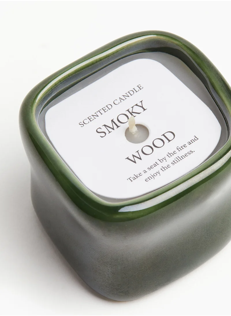 اتش اند ام Scented Candle In A Ceramic Holder