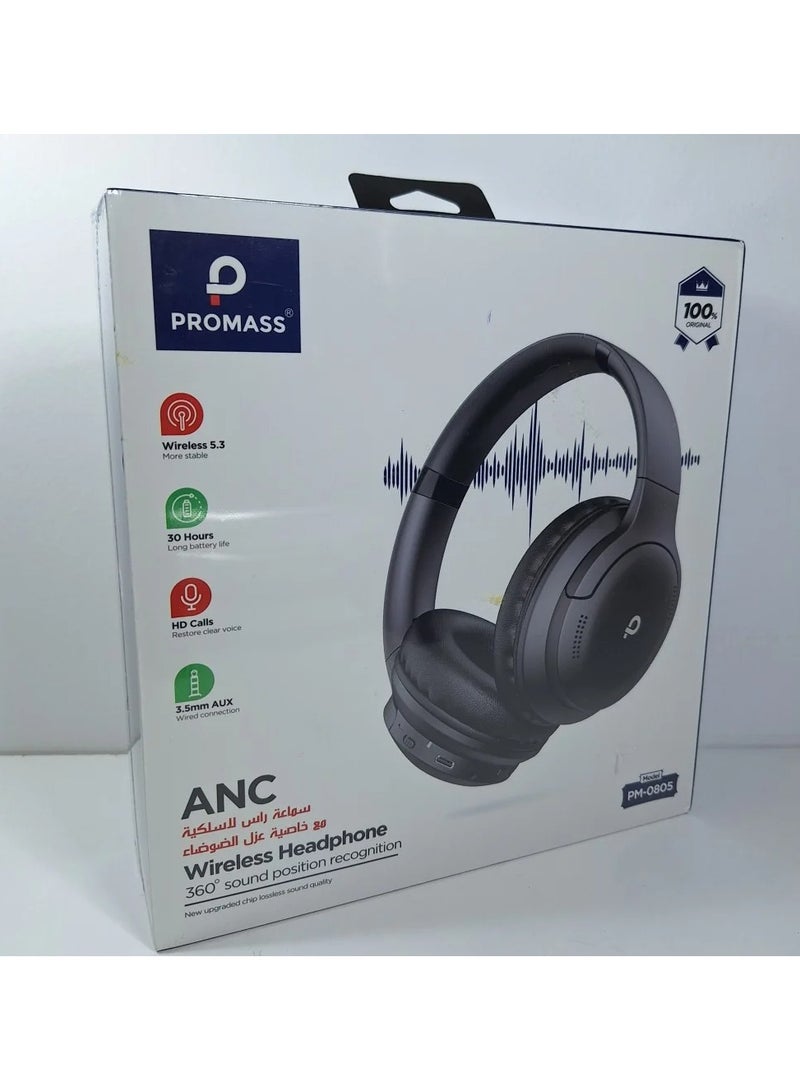 PROMASS - Wireless headphones with noise isolation feature M/PM-0805, Promas brand - Image 2