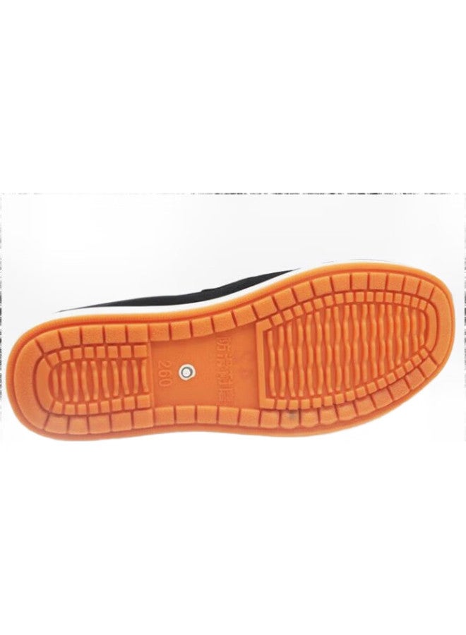 Weizhi Traditional Beijing Cloth Shoes, Slip-On Casual Men'S Thick Cowhide Sole, Wz1004, Black, Size 41 - Image 3