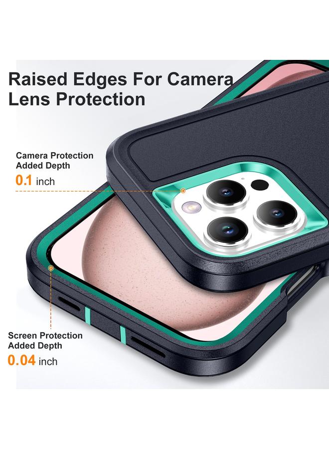 S-TOP Case For iPhone 16 Pro Rugged PC + Silicone Phone Case with Holder - Image 5