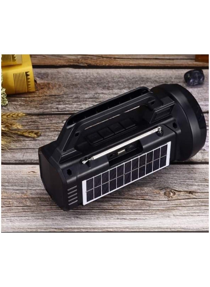 Macon Multifunctional Portable Bluetooth speaker With Bright Flash Light Power Bank With FM Radio Receiver - Image 2