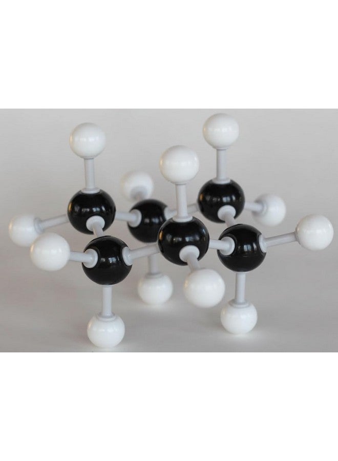 Labzio - Premium Molecular Model Teacher Set for Inorganic and Organic Chemistry, 126 Atom Pieces, 86, Links12 of Orbital Lobe and 6 Electron Lone Pair Paddles - Image 3