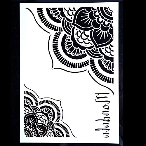 SLGIFT DIY Decorative Mandala Stencil Template for Painting On Walls Furniture Crafts (A4 Size) - Image 2