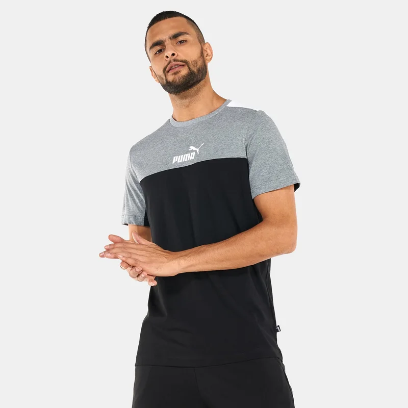 PUMA Men's Essentials+ Colourblock T-Shirt