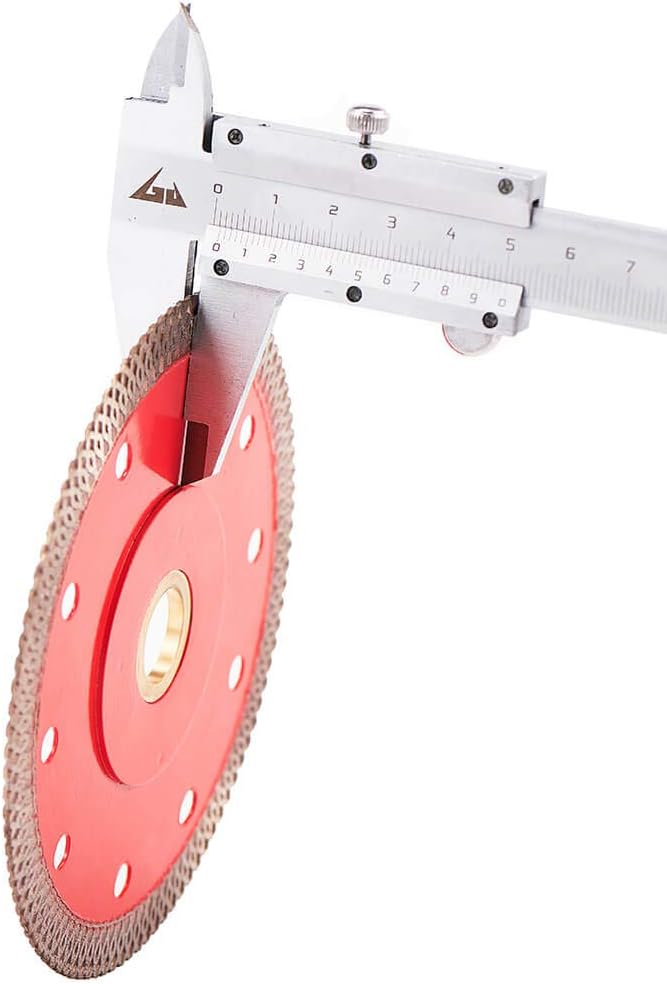 PEAKIT Dry Wet Tile Cutter Blade 5 Inch Diamond Blade Cutting Disc for Porcelain Ceramic Granite for Grinder or Tile Saw - Image 3