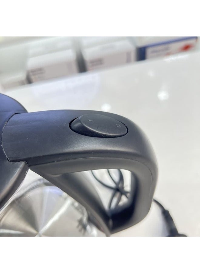 شظايا كريست غلاية زجاجية كهربائية Slivers Criest SC-303 – 1500 واط، سعة 2.0 لتر، غليان سريع، مياه ساخنة بسرعة وأمان - Image 5