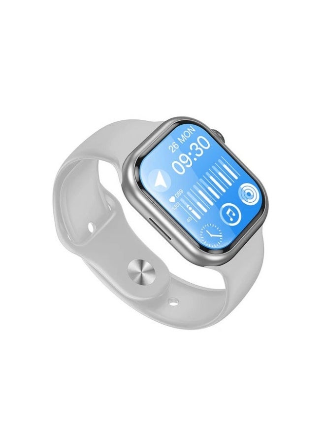 DUSALA Smartwatch HOCO Y23 Sports Calling Edition – 2.02-inch Smooth Touch Screen, Bluetooth V5.0, Heart Rate & Sleep Monitoring, Physical Activity Tracker, Sedentary Reminder – White, Waterproof Smartwatch for Fitness, Calls, and Notifications - Image 1