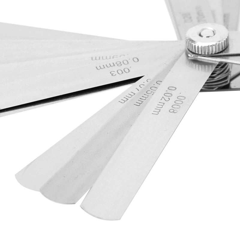 Carbon Steel 32 Blades Feeler Gauge Set Metric 0 02 To 1 00mm Gap Filler Tune Up Tool - Image 5