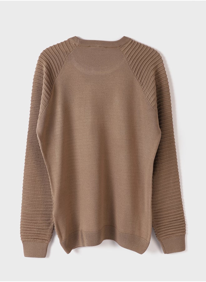 LC WAIKIKI 24 / 5.000 Textured Men's Knitwear Sweater  - Image 4